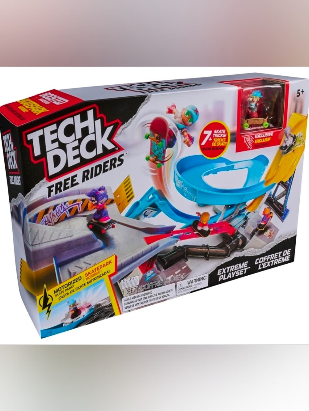 Tech Deck Free Riders Extreme Motorized Fingerboard Playset | NEW IN BOX |